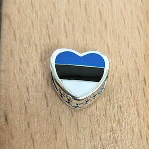 Pandora Estonia Exclusive Travel Heart Charm Pendant, S925 Silver Bracelets